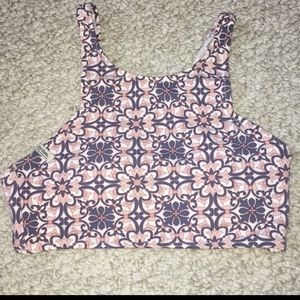 NEW Rhythm Made for Adventure High Neck Bikini Top Size S NWOT